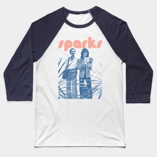 Sparks \//\ Retro 70s Style FanArt Design Baseball T-Shirt